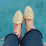 Handwoven Raffia Loafers – Natural Moroccan Flats for Women | Summer Slip-On Shoes