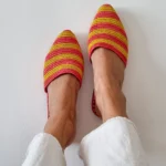Handmade Moroccan Raffia Slides – Pointed-Toe Summer Flats for Women
